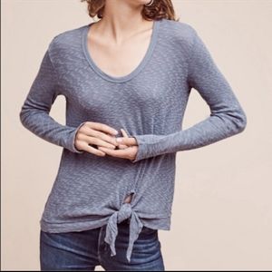 Anthropologie - Left of Center Front Tie Top Medium